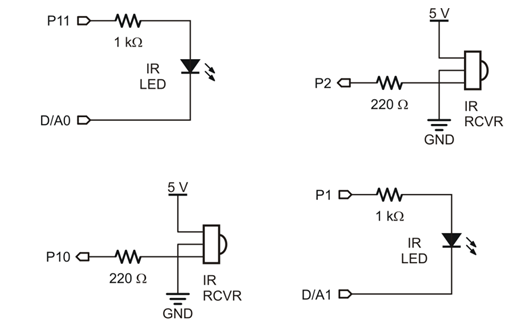 Schematic for the IR AB360 circuit.