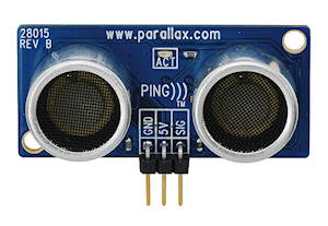 PING))) Ultrasonic Distance Sensor from Parallax Inc. (#28015)