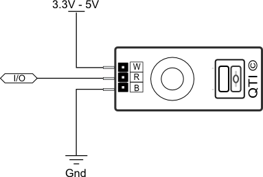 QTI Sensor wiring diagram