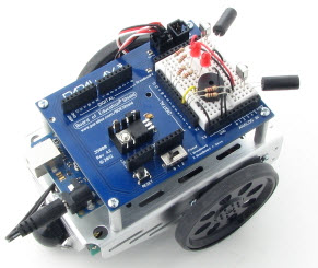 Board of Education Shield-Bot for Arduino Uno, Duemilanove, or Mega