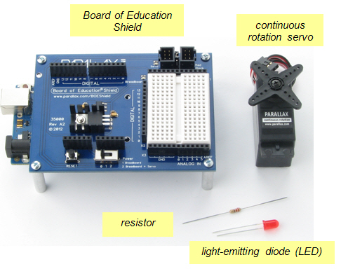 arduino servo control