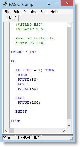 PBASIC Programming with the BASIC Stamp LEARN.PARALLAX.COM