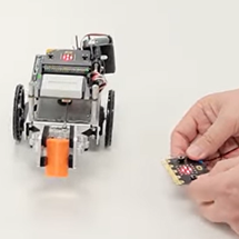 Tilt-Controlled Gripper with the cyber:bot Robot