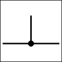 connected wire symbol