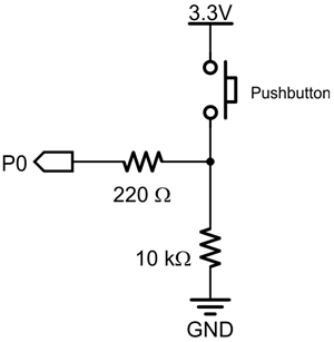 Pushbutton schematic.
