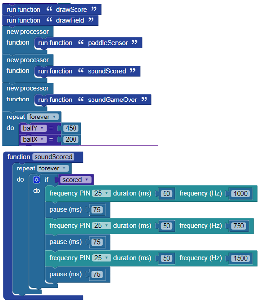 Adding sound functions to your Pong game.