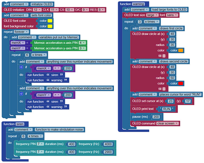 The Seismometer Project program for BlocklyProp.