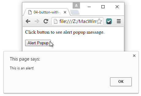 22 Javascript Alert With Button
