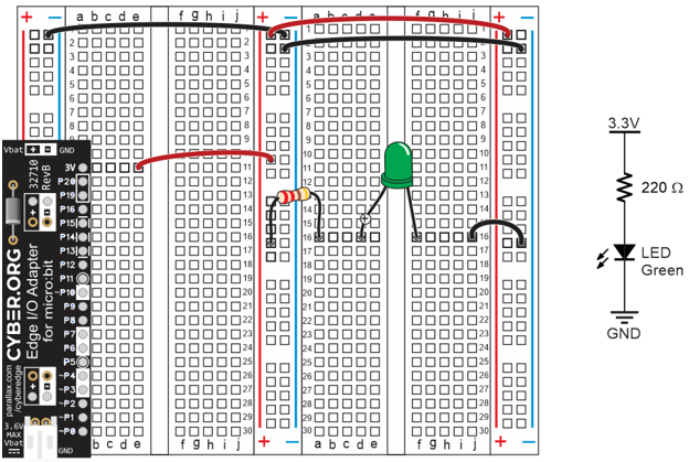 Breadboard Setup and Testing for micro:bit