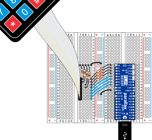 arduino keypad wiring diagram