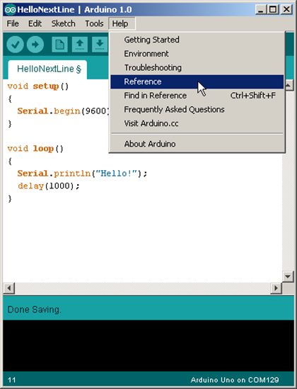 arduino pmenu system git