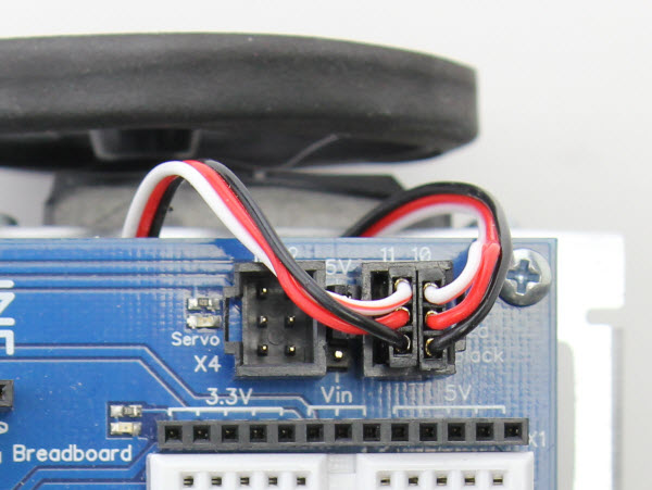 Use BOE Shield servo ports 11 and 10 with ROBOTC for Arduino