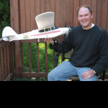 Jason Edelbery with his OughtToPilot project.