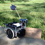 BOE Shield-Bot setting off with Ping))) Sensor and traveling bundle