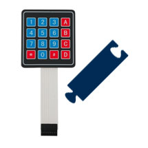 4x4 Keypad with 7-Segment LED