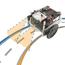 Infrared Light Navigation for the cyber:bot